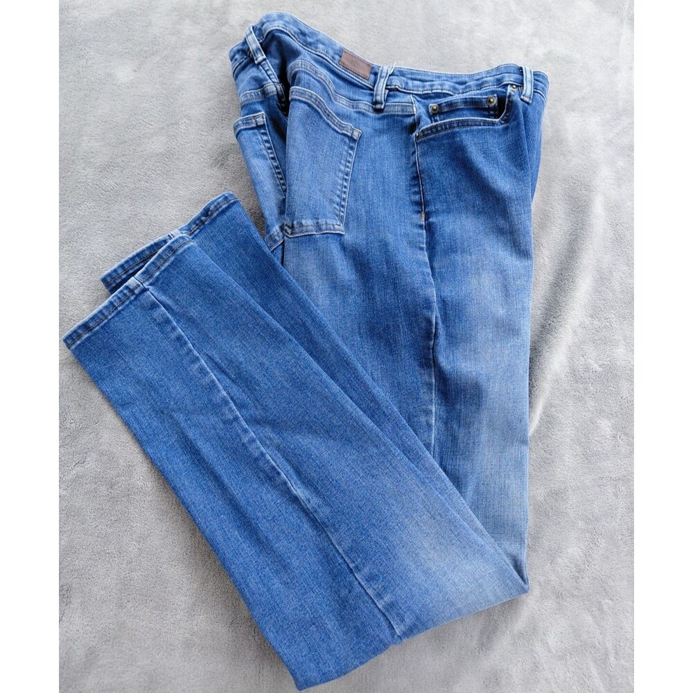 Lauren Ralph Lauren Premier Straight Curvy Jeans Womens Size 12 Blue Classic
